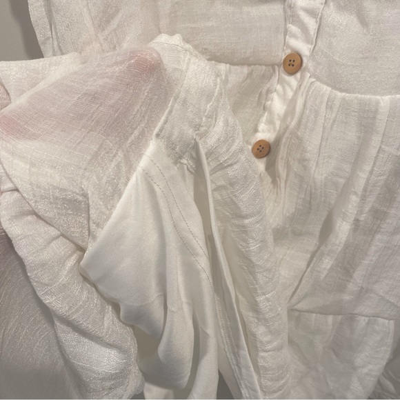 Womens White Boho Beachy Summer Dress Indigo Rose - Picture 6 of 7